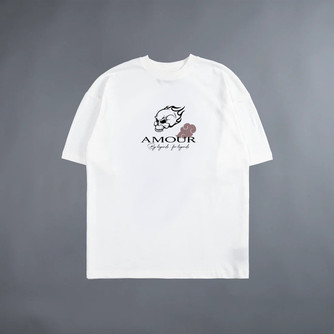 PAIN FUELS GROWTH WHITE TEE