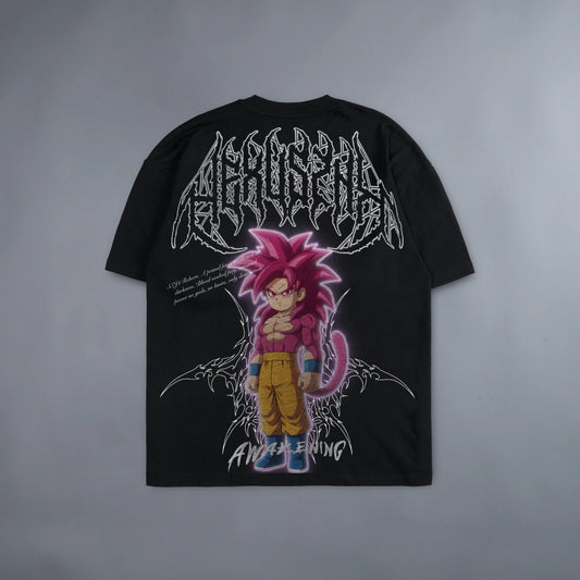 GOKU SSJ 4 KID (1-50) BLACK TEE