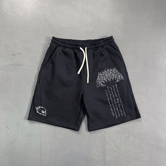 HIDDEN CURSE BLACK SHORTS