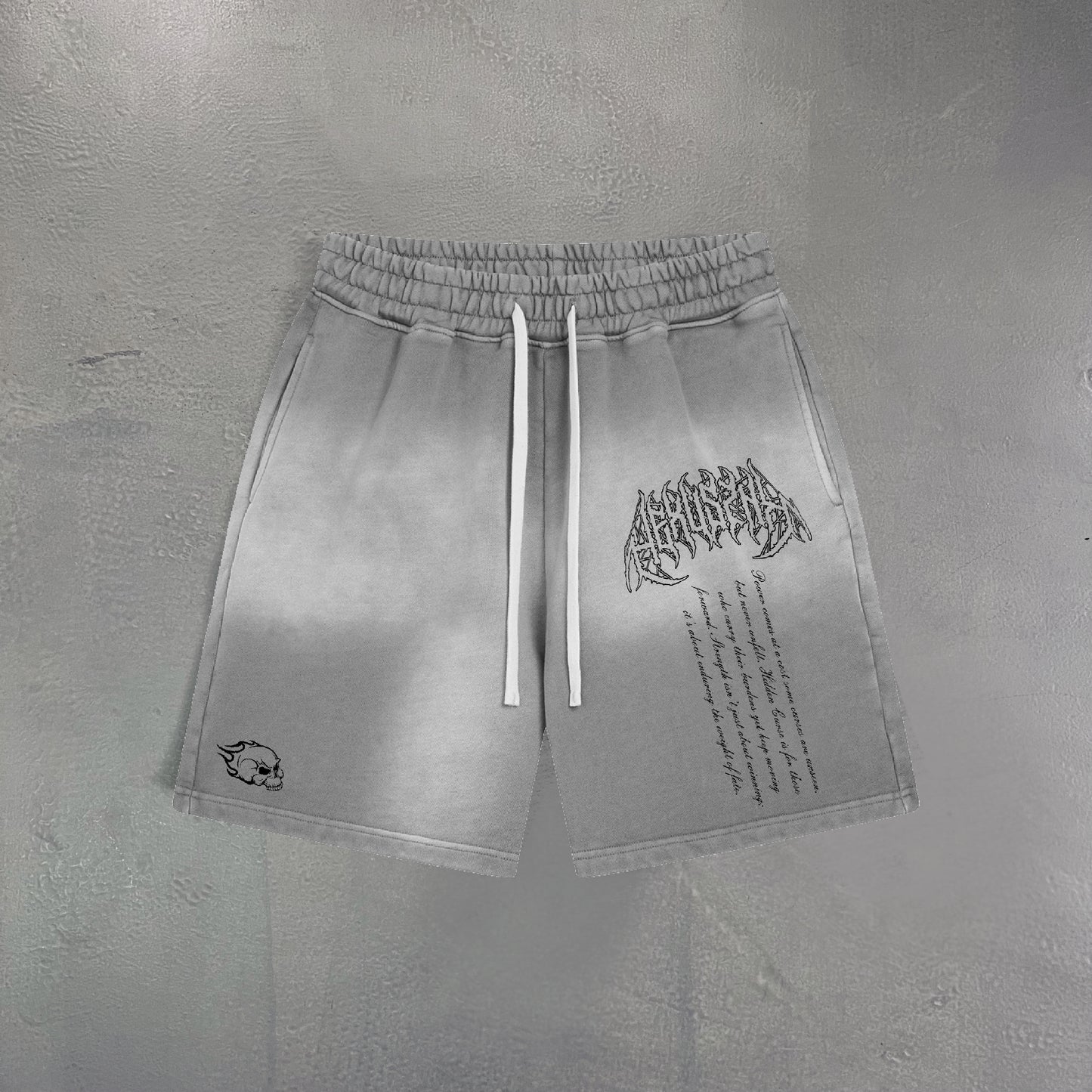 HIDDEN CURSE GRAY SHORTS