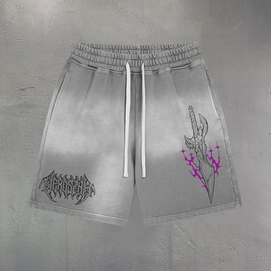 SHADOW SLAYER GREY SHORTS