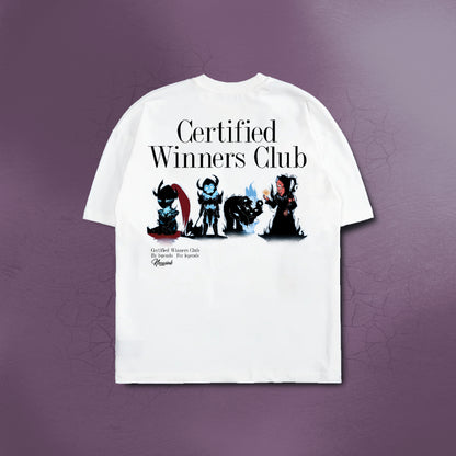 CERTIFIED WINNERS CLUB WHITE TEE