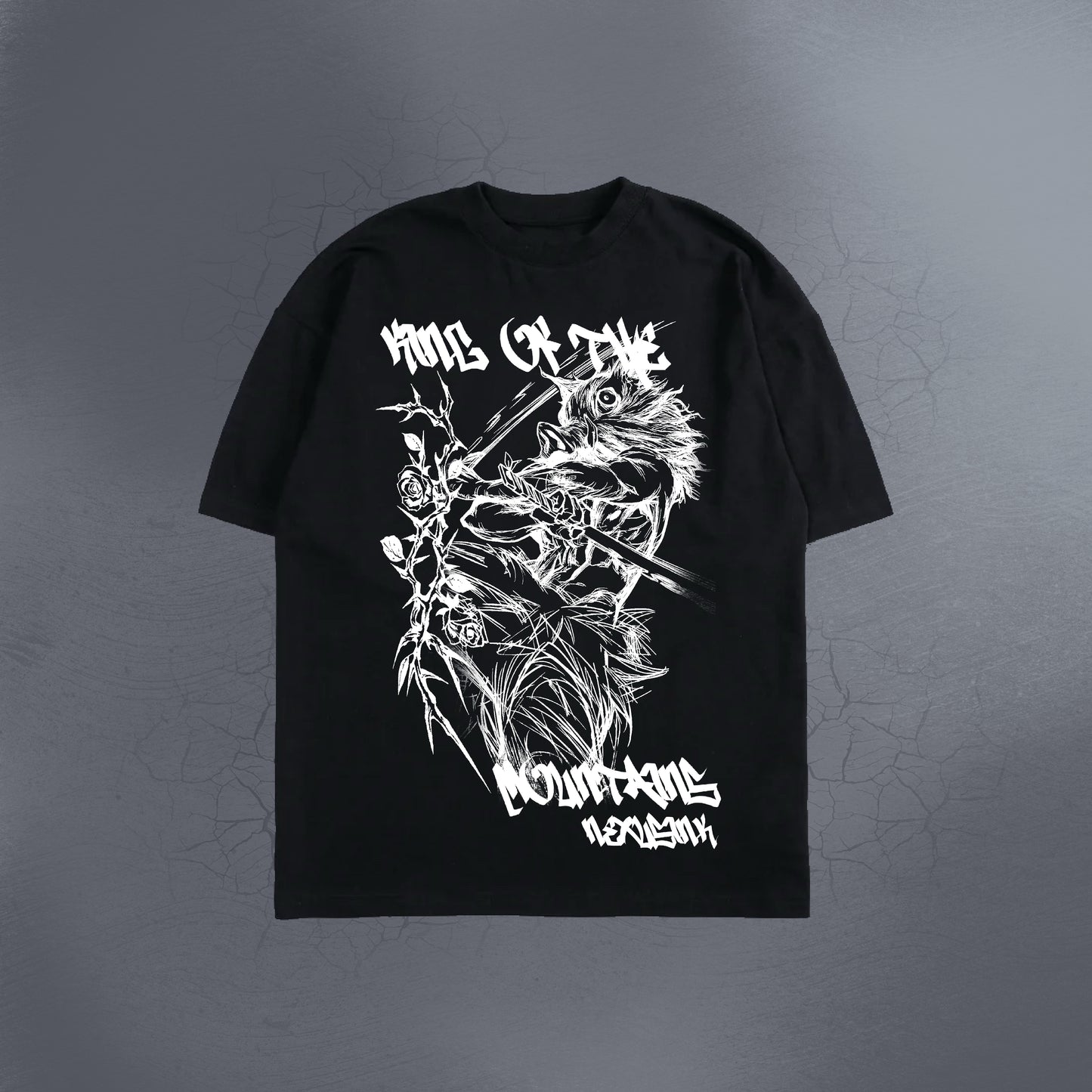 KING OF THE MAOUNTAINS BLACK TEE