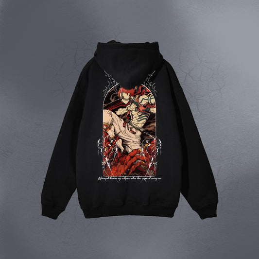 FORGED BY PAIN BLACK HOODIE