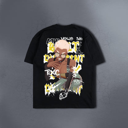 UNREADABLE BLACK TEE