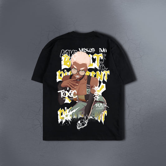 UNREADABLE BLACK TEE