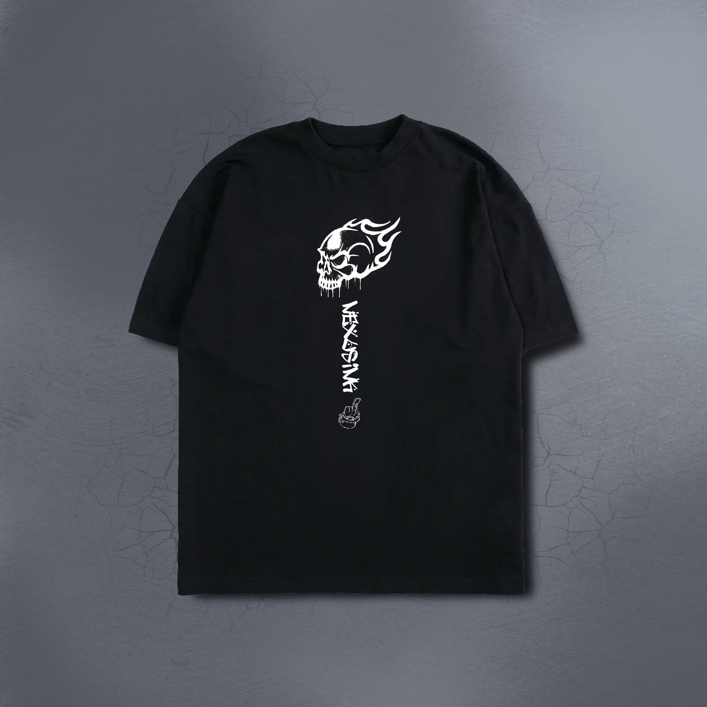 UNREADABLE BLACK TEE