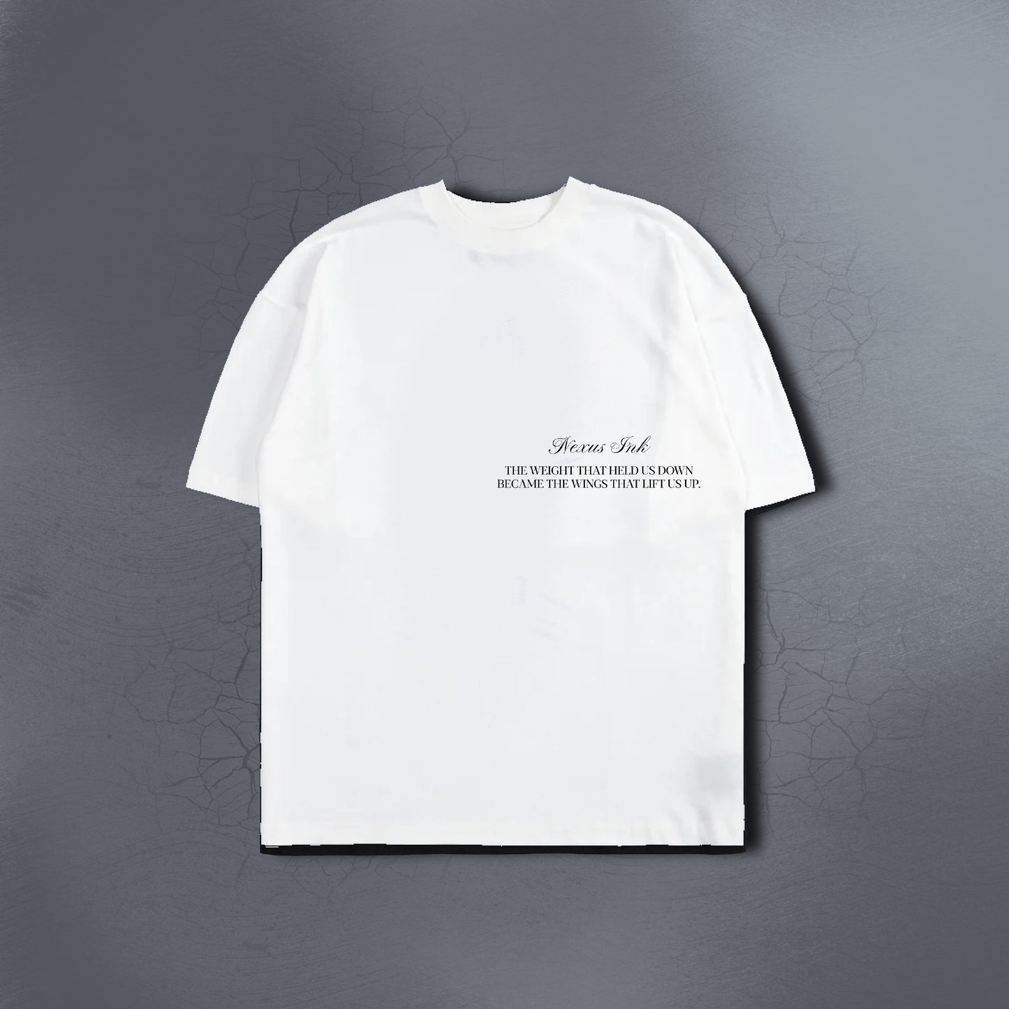 TRASH BECOMES TOOL WHITE TEE