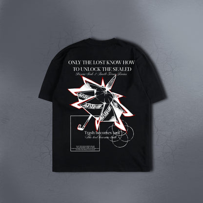 TRASH BECOMES TOOL BLACK TEE