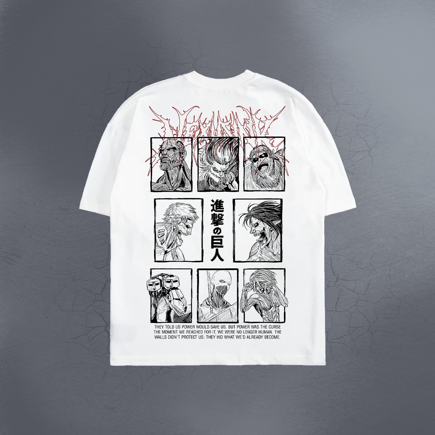 THE CURSE LINE WHITE TEE