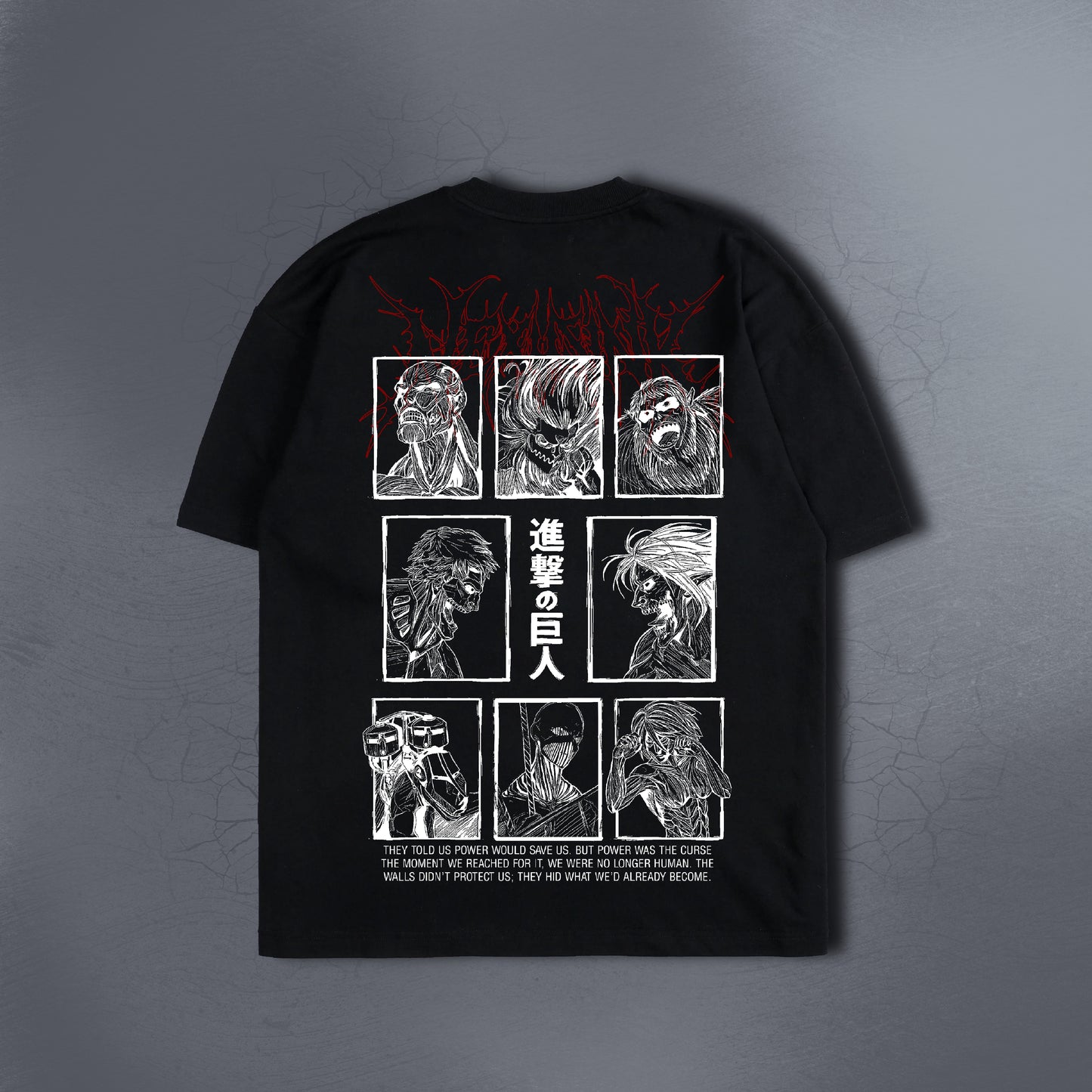THE CURSE LINE BLACK TEE