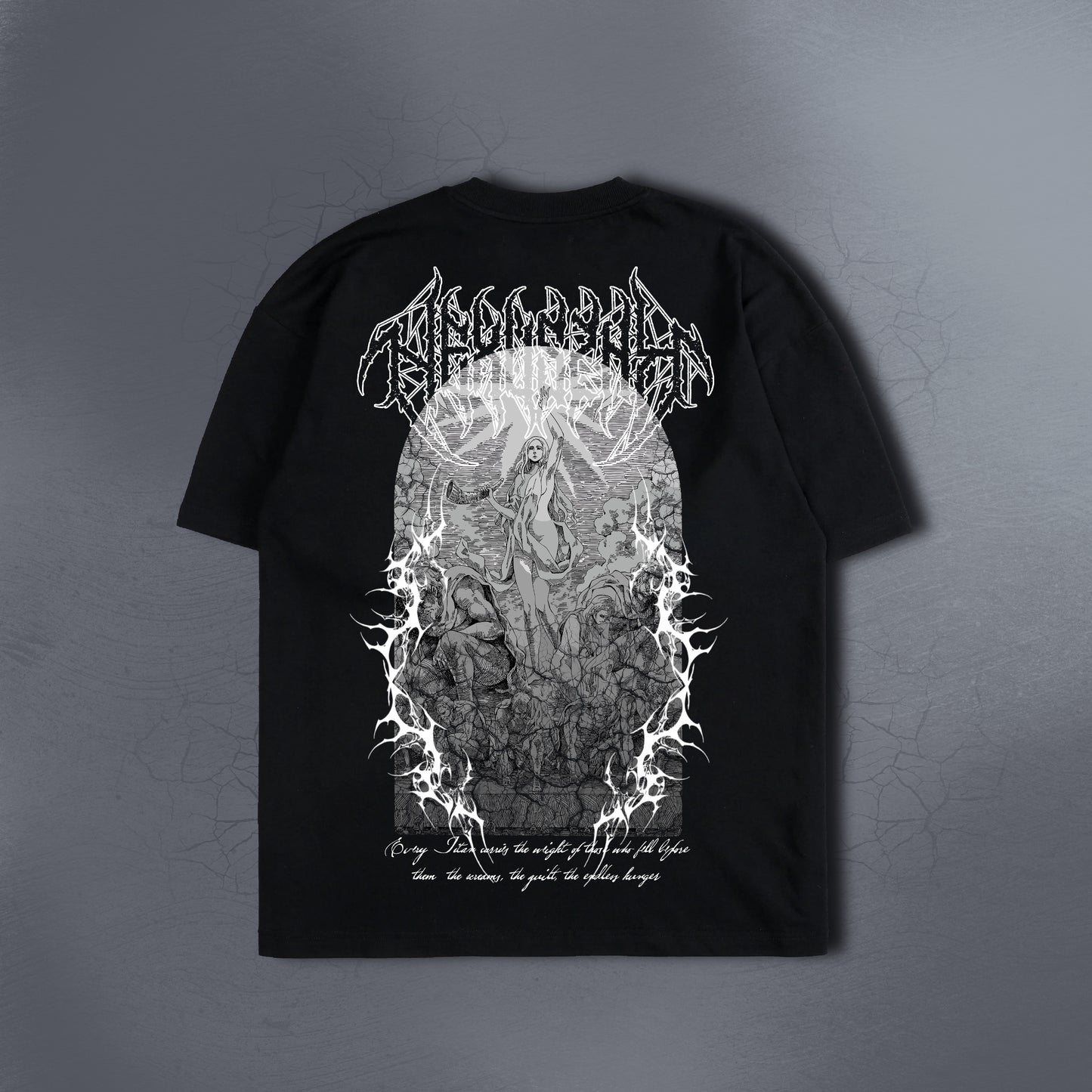 POWER IS A CURSE BLACK TEE