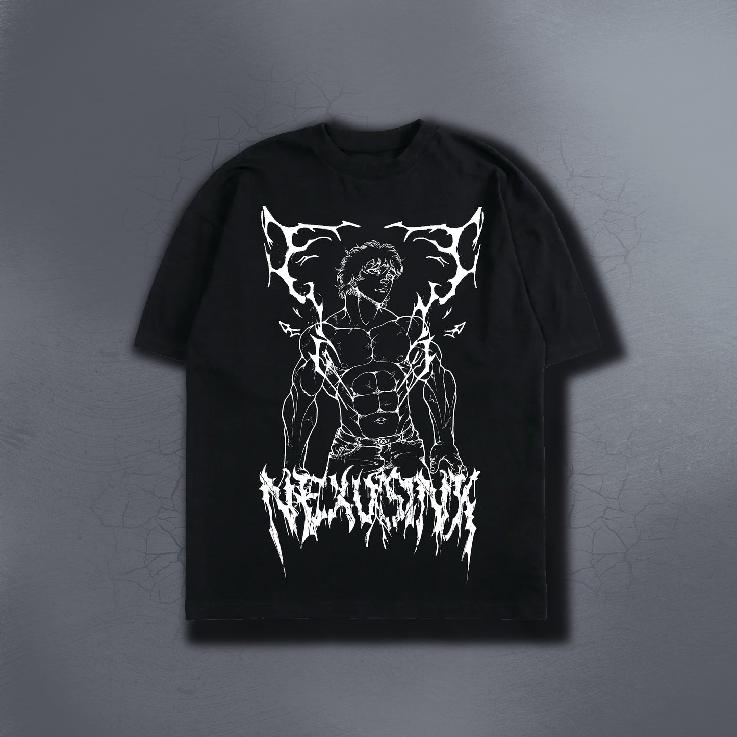 BUILT BY DAMAGE BLACK TEE