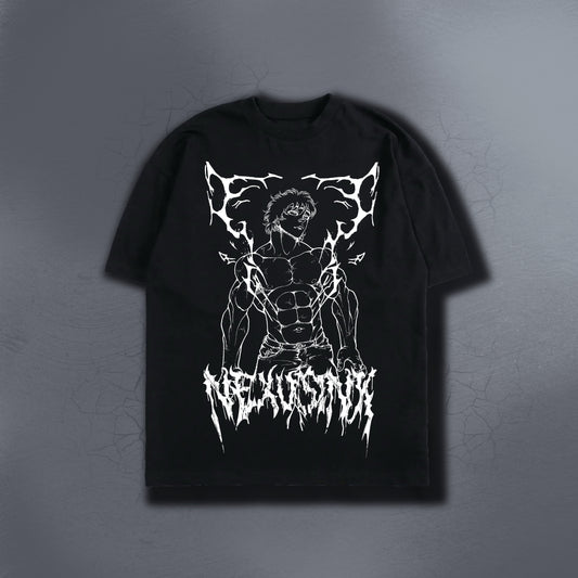 BUILT BY DAMAGE BLACK TEE