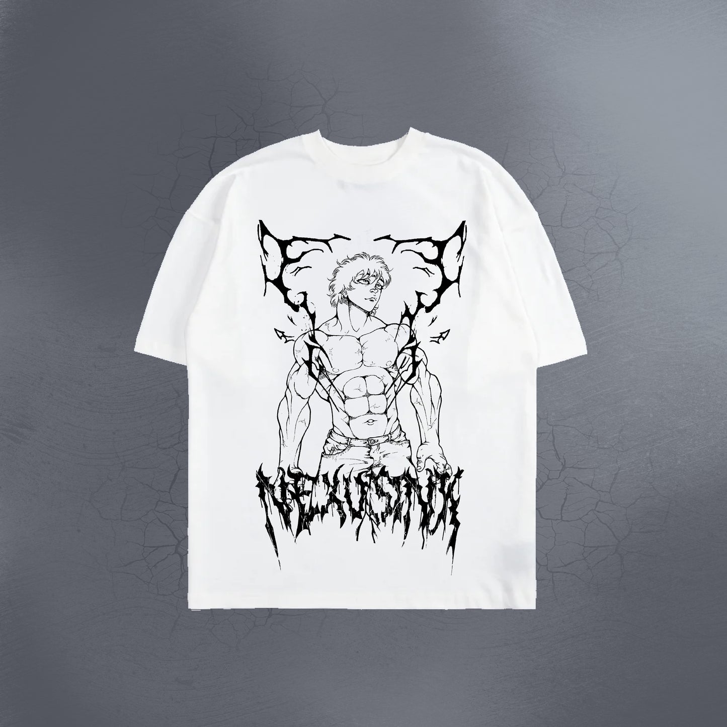 BUILT BY DAMAGE WHITE TEE