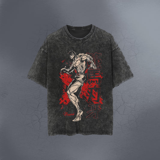 BAKI HANMA VINTAGE TEE