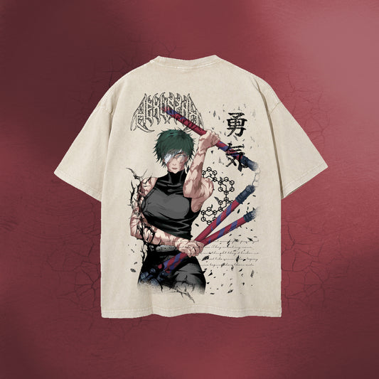 NO CURSE NEEDED BEIGE TEE