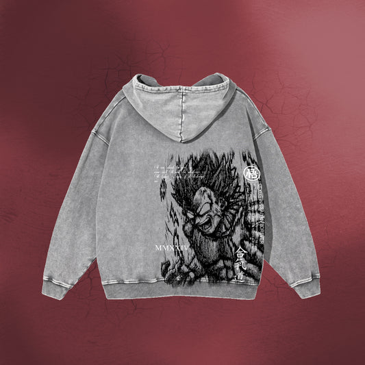 PRINCE RAGE GREY HOODIE