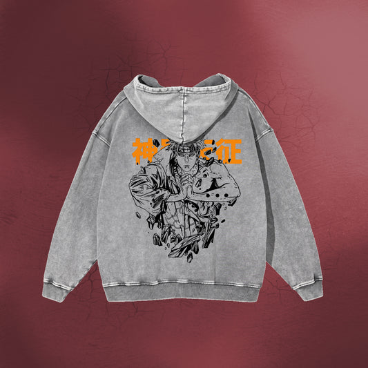 FALLEN PEACE GRAY HOODIE