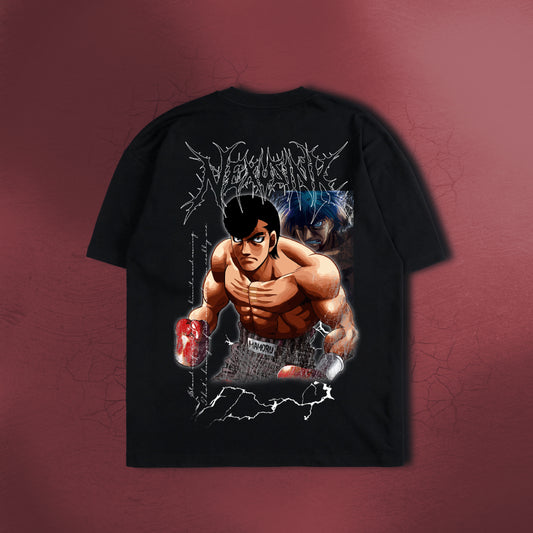 BORN FOR THE BELT BLACK TEE