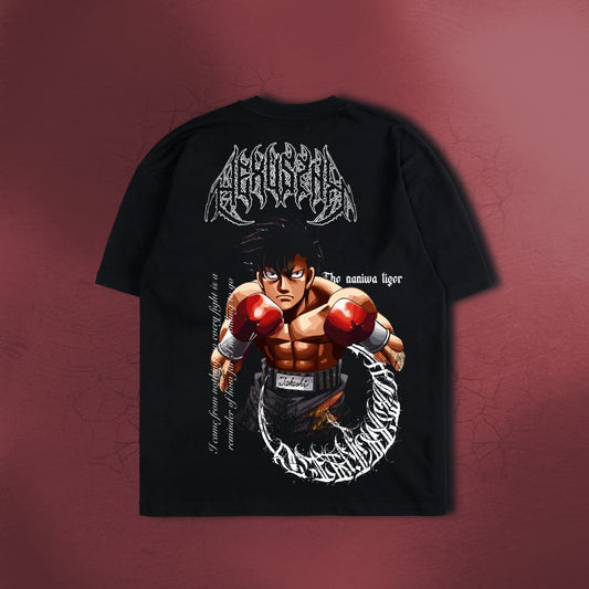 ROCKY OF NANIWA BLACK TEE