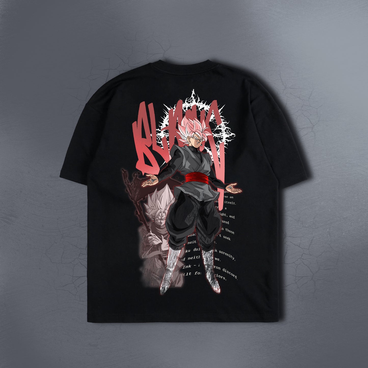 ROSE ECLIPSE BLACK TEE