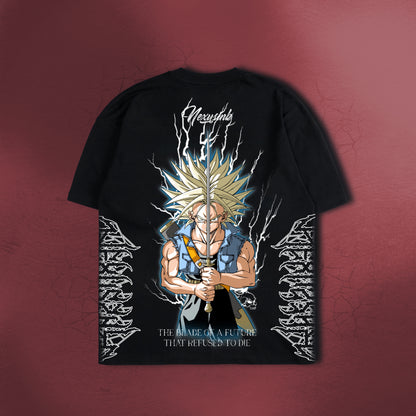 BROKEN TIMELINE BLACK TEE