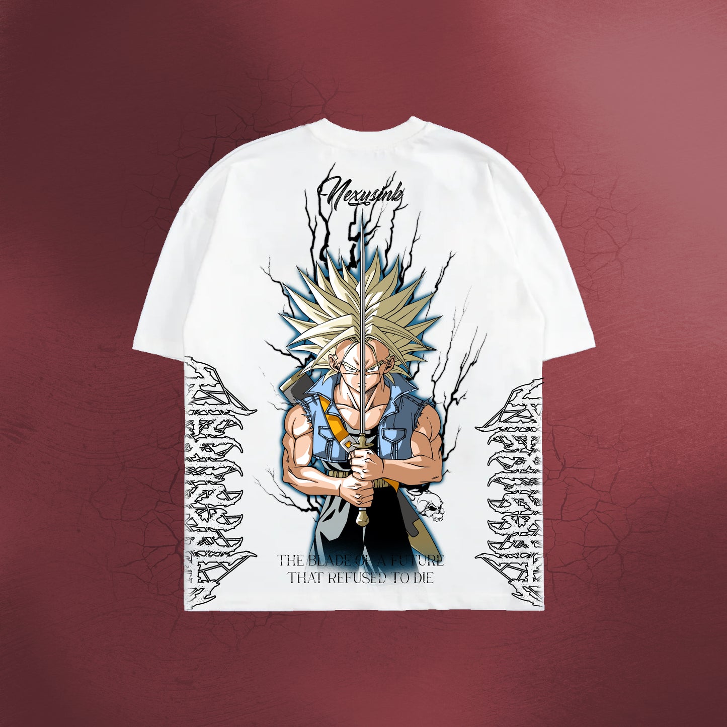 BROKEN TIMELINE WHITE TEE