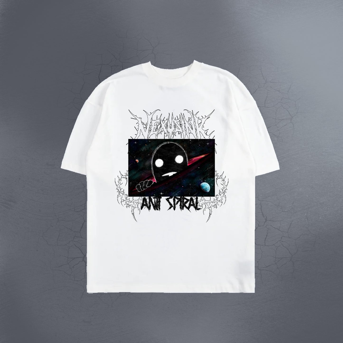 ANTI SPIRAL WHITE TEE
