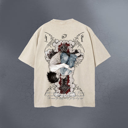 TRUST NO ONE BEIGE TEE