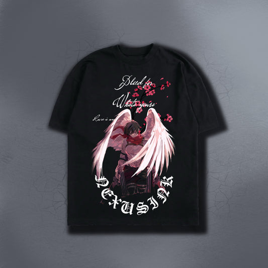 SILENT GUARDIAN BLACK TEE