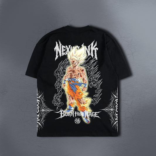 BORN FROM RAGE BLACK TEE 1/20