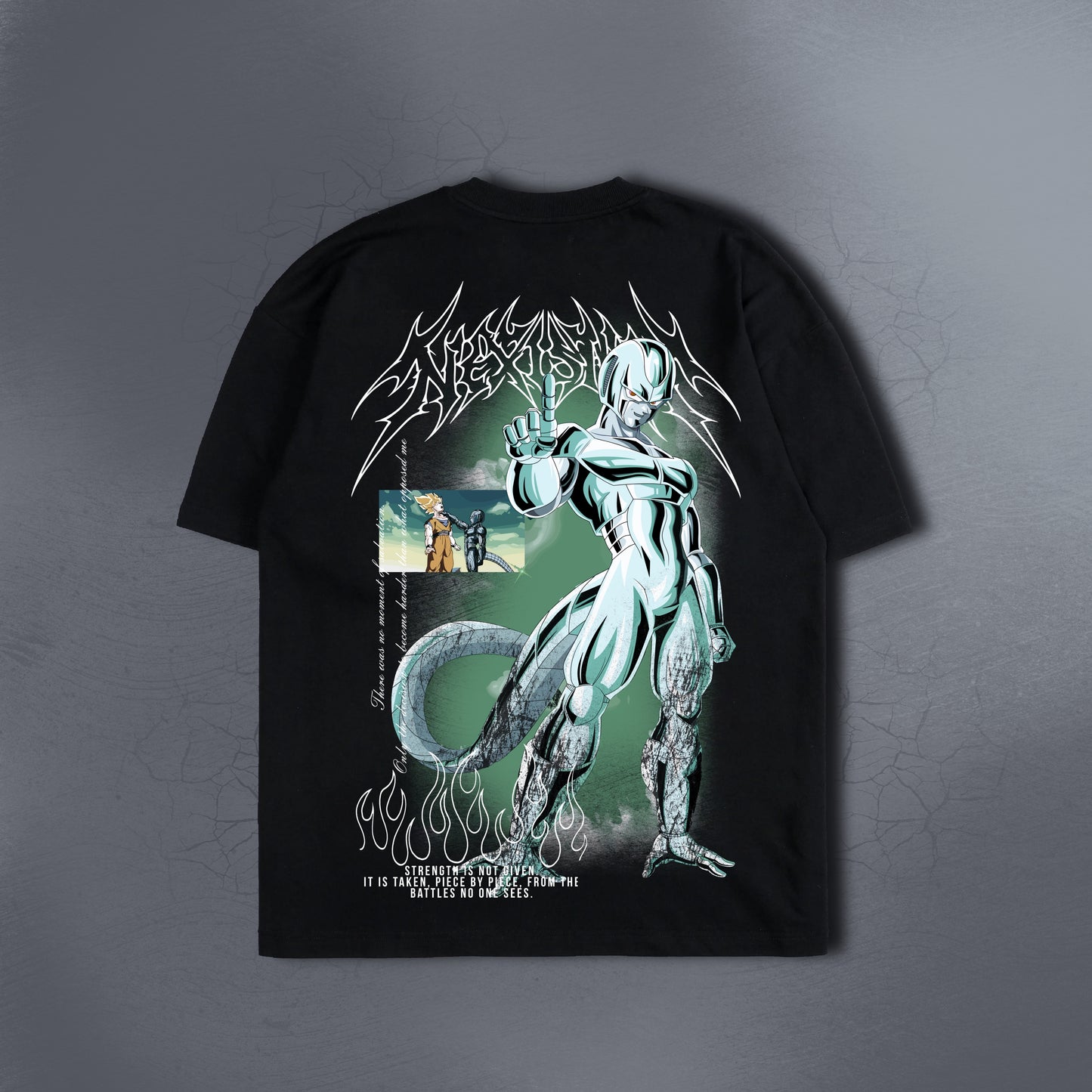 KEEP MOVING FORWARD BLACK TEE 1/20