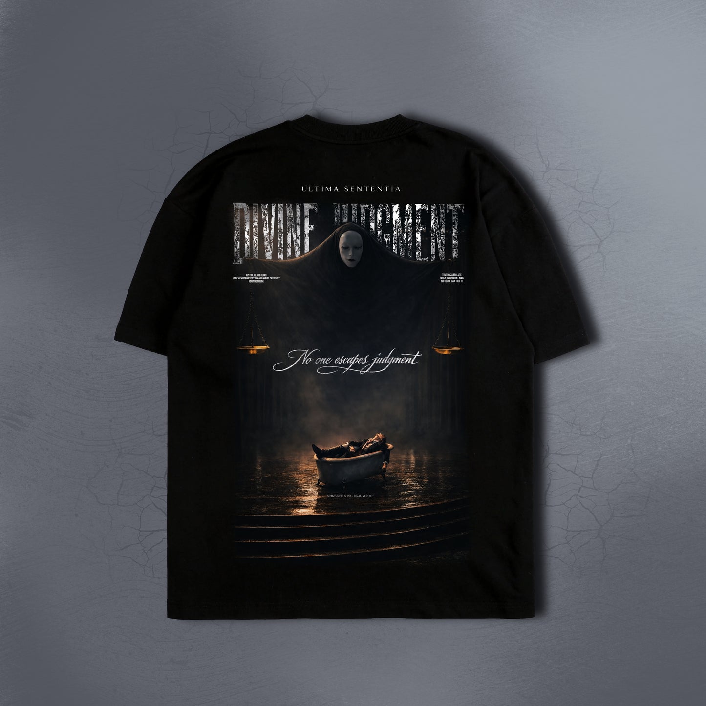 DEADLY SENTENCE BLACK TEE 1/25