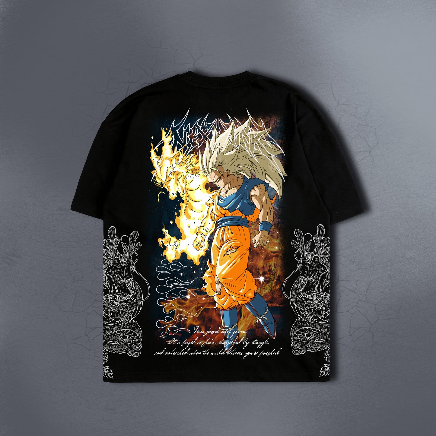 DRAGON FIST BLACK TEE