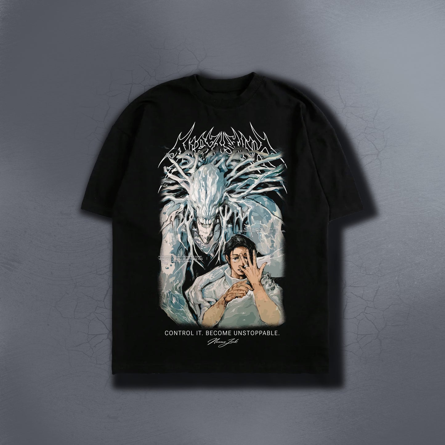 CONTROL IT BLACK TEE