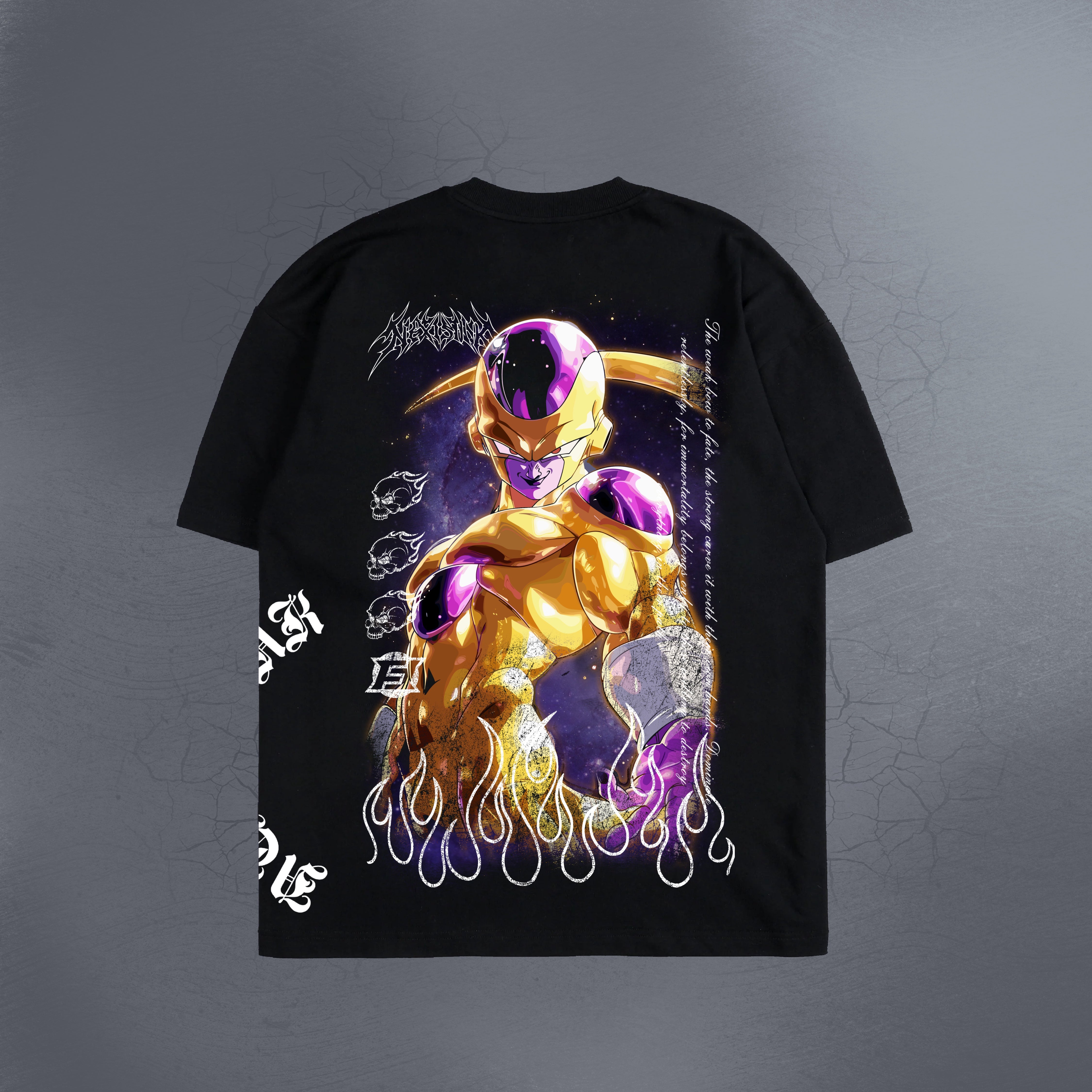 GOLDEN RAGE BLACK TEE – Nexus ink