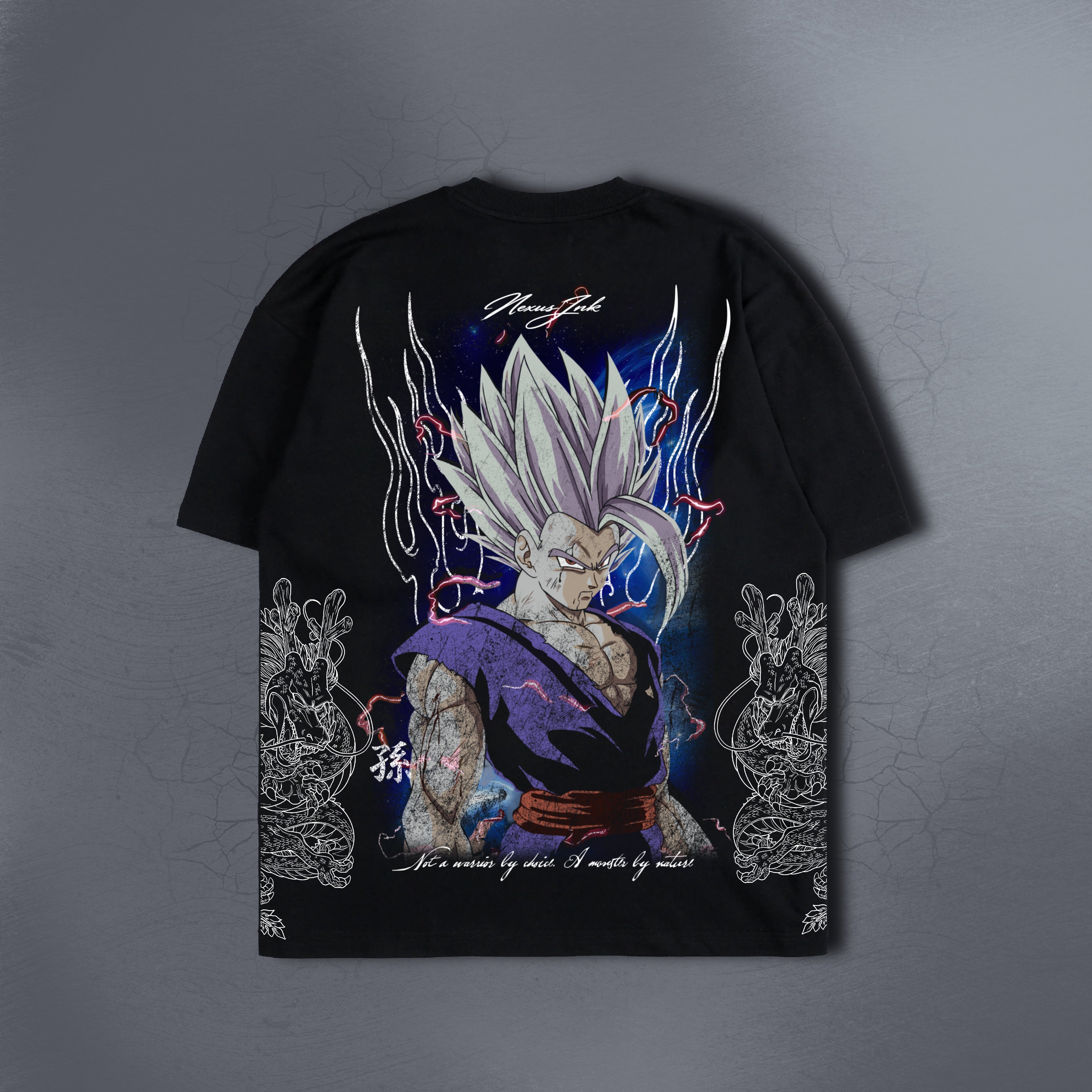 SILENT RAGE BLACK TEE – Nexus ink