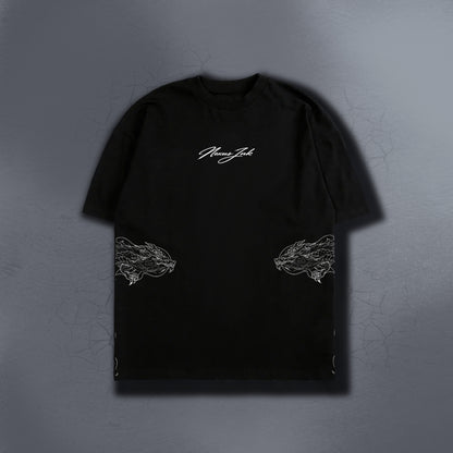 REJECTED BY BLOOD BLACK TEE