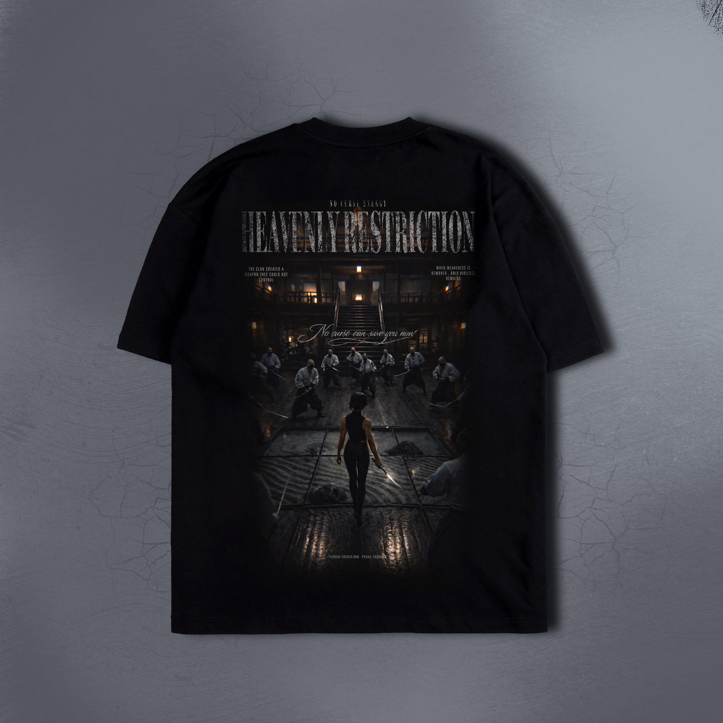 NO CURSE ENERGY BLACK TEE