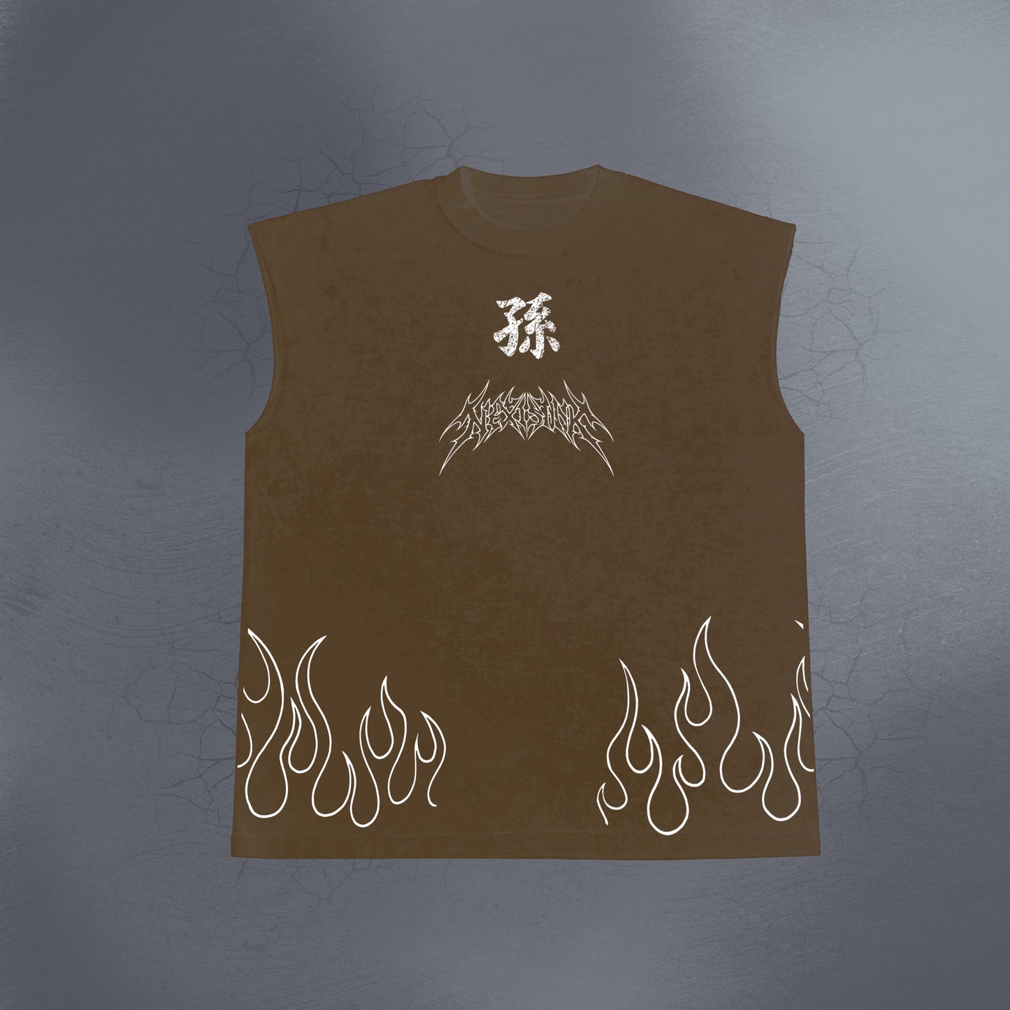 ONE CUT BROWN WASHED CUTOFF