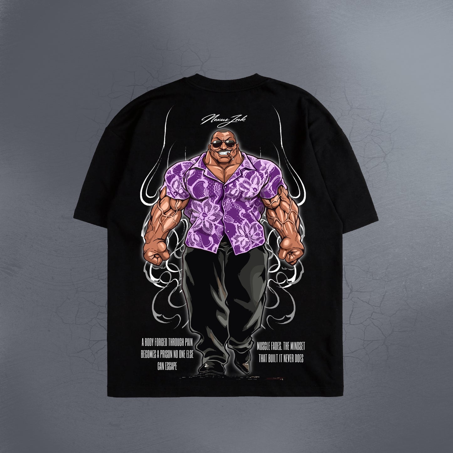 UNCHAINED BLACK TEE