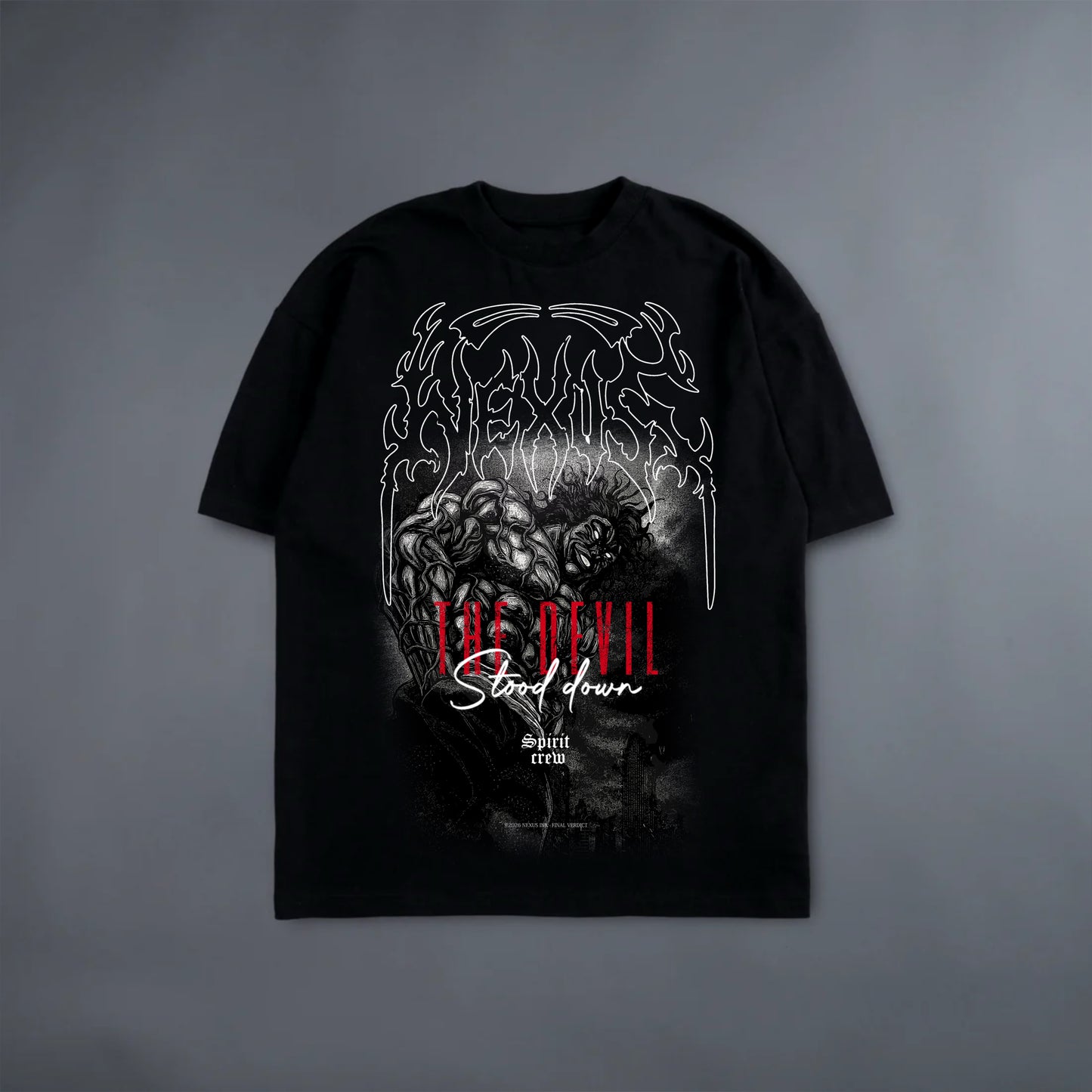 THE DEVIL STOOD DOWN BLACK TEE