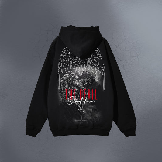 THE DEVIL STOOD DOWN BLACK HOODIE