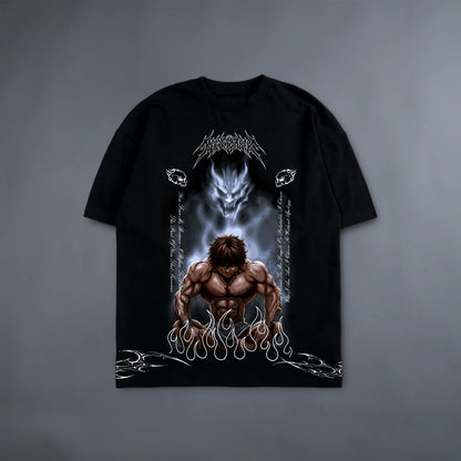 NO LIMITS BLACK TEE 50/50
