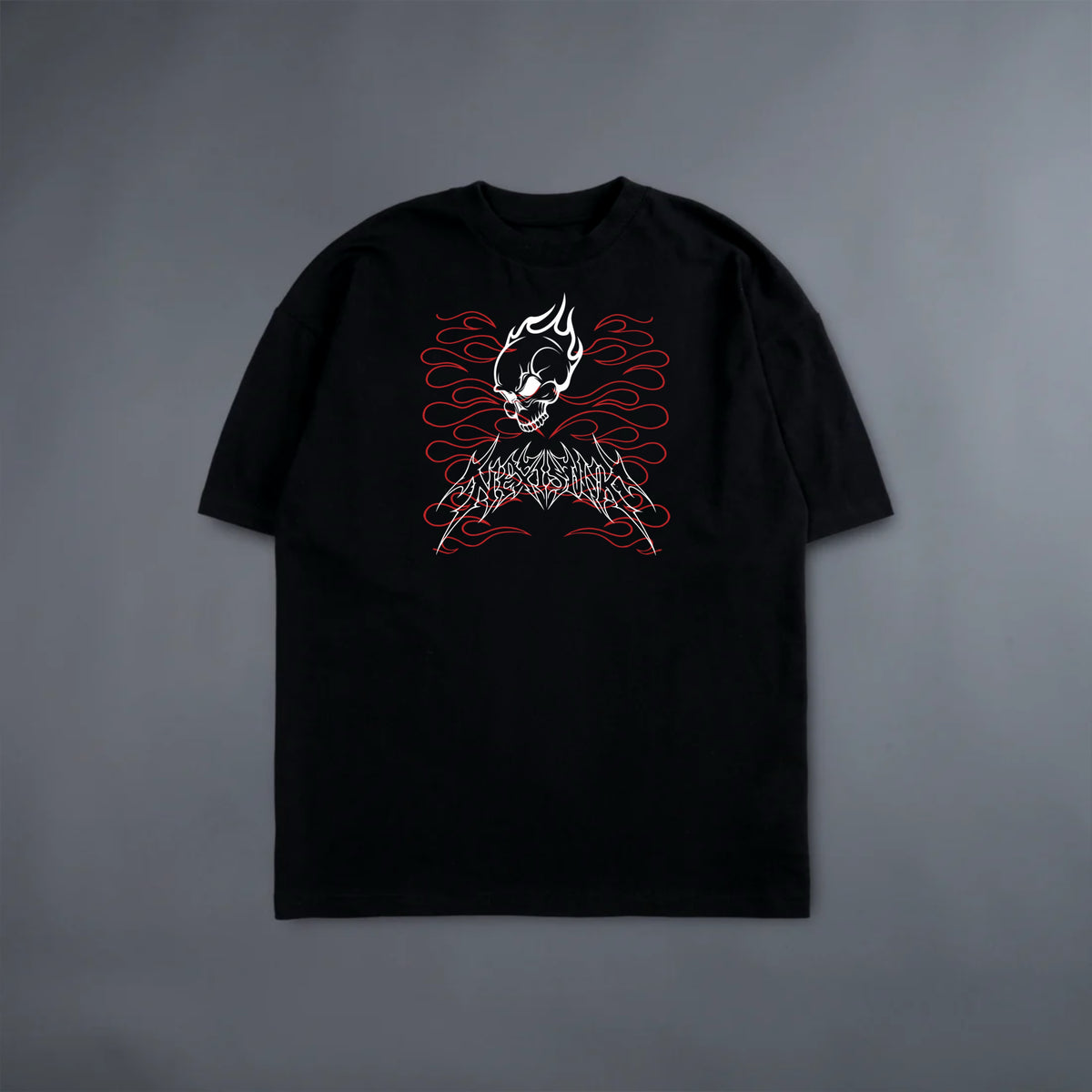 CRIMSON GRACE BLACK TEE