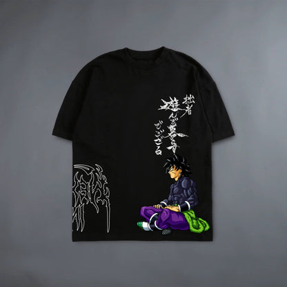 BORN WILD BLACK TEE