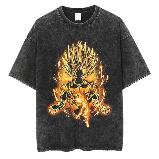 GOLDEN GOHAN VINTAGE TEE