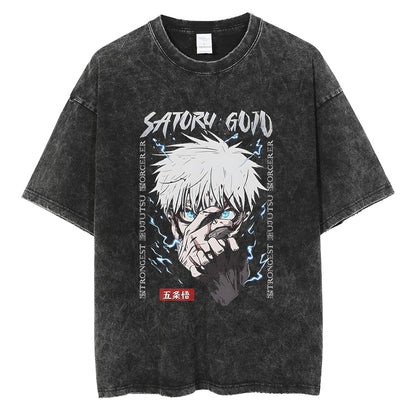 SATURU GOJO VINTAGE TEE