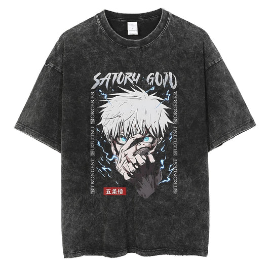 SATURU GOJO VINTAGE TEE